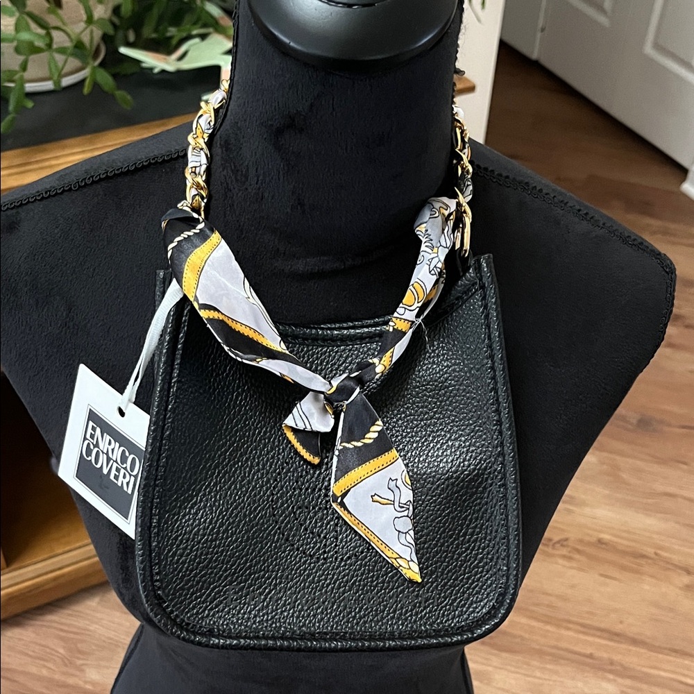 Enrico Coveri mini bag with crossbody strap, NWT